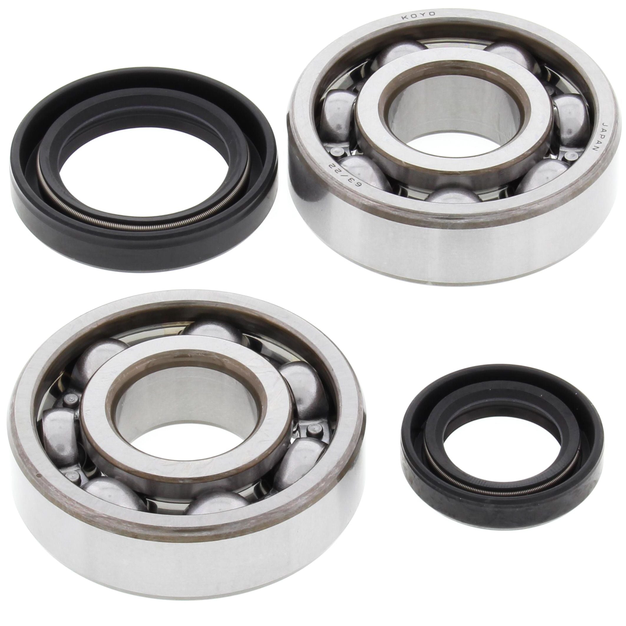 All Balls Crank Shaft Mains Bearings & Seals Kit For Honda CR 125R 1986-2007